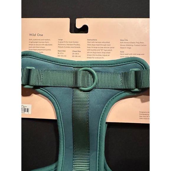 New Wild One Dog Harness Spruce Green L - Picture 5 of 5